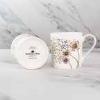 "Gold Dandelion" 12oz Fine Bone China Mug