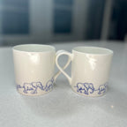 "Blue Elephant" 12oz Fine Bone China Mug