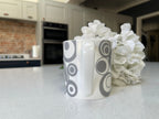 "Grey Circles" 12oz Fine Bone China Mug