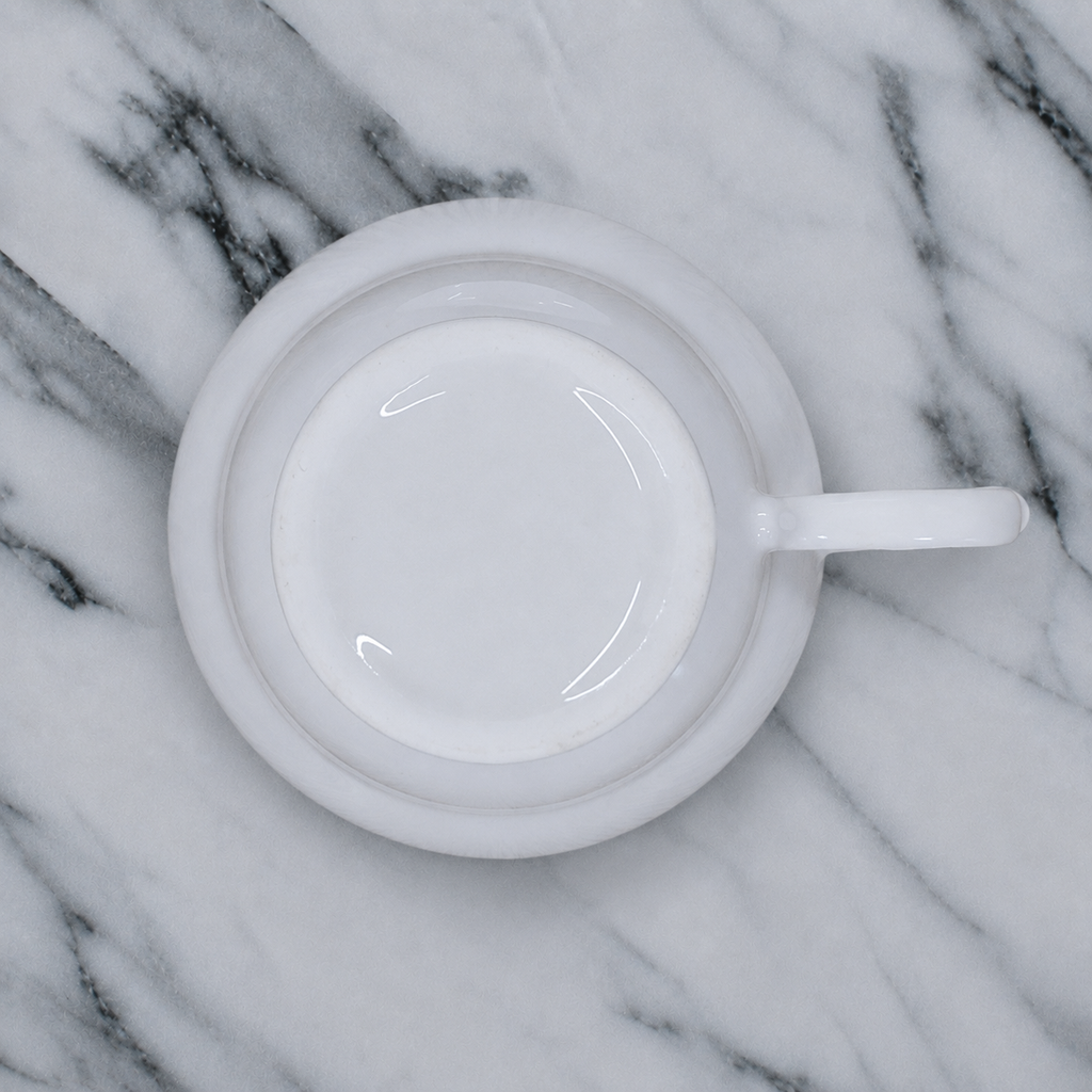 Royalee Amber Cup and Saucer