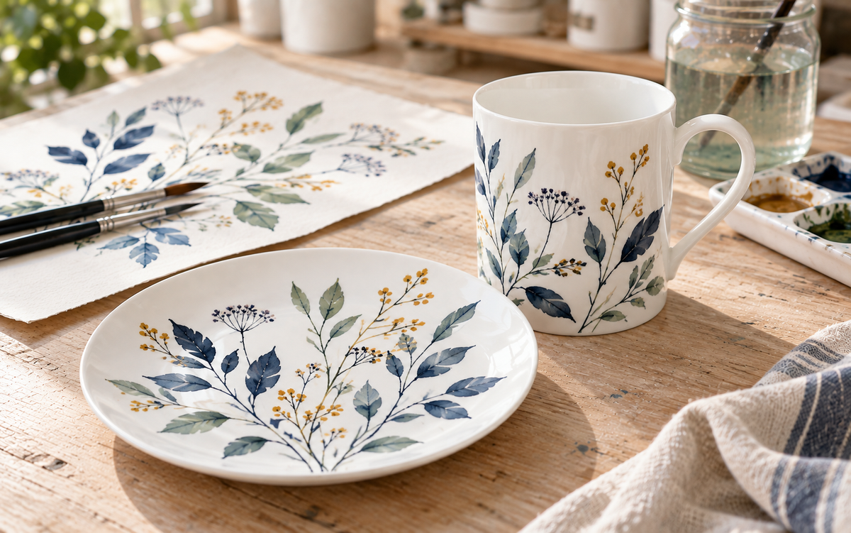 Your artwork on ceramics