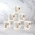 "Gold Dandelion" 12oz Fine Bone China Mug